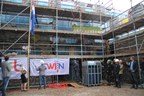 De Twijn - hoogste punt hijsen vlag (1)